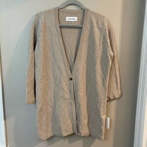 NWT Calvin Klein Cardigan Sweater